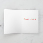 Carte Un message spécial d'anniversaire de mariage (Intérieur)