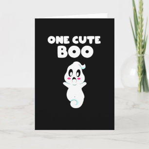 Carte Un Mignonne Boo Drôle Halloween Enfants Filles Enf