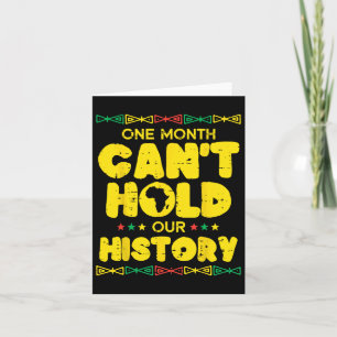 Carte Un mois ne peut contenir notre histoire des hommes