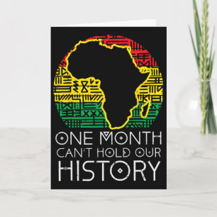 Carte Un mois ne peut contenir notre histoire panafricai