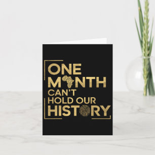 Carte Un mois ne peut pas retenir notre histoire