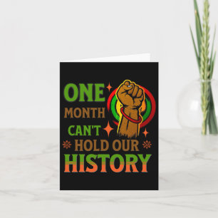 Carte Un mois ne peut pas retenir notre histoire donner 