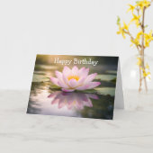 Carte Un nénuphar (Fleur jaune)