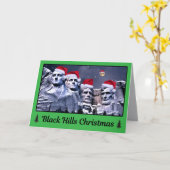Carte Un Noël amusant à Black Hills (Fleur jaune)