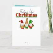 Carte Un Noël de Corgi Festif Mignon (Dos)