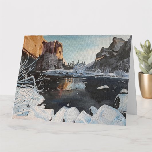 Carte Un Noël en forêt, par Gary Poling (Petite plante)