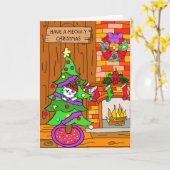 Carte Un Noël miel (Fleur jaune)