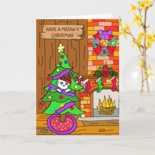 Carte Un Noël miel (Fleur jaune)