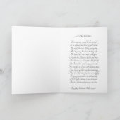 Carte Un Noël saint (Intérieur)