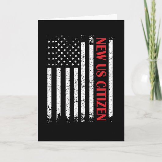 Carte Un nouveau citoyen américain, une fière nouvelle c (Devant)