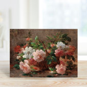 Carte Un panier avec Roses | Eugene Petit