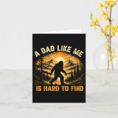 Carte Un papa comme moi est difficile à trouver drôle bi (Fleur jaune)