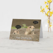 Carte Un par année, jour de Groundhog (Fleur jaune)