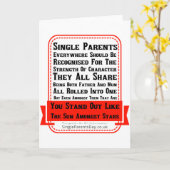 Carte Un parent unique Extraordinaire (Fleur jaune)