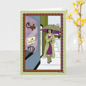 Carte Un pas à la fois_une salutation (Fleur jaune)
