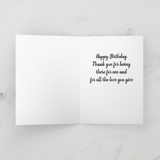 CARTE *UN PEA DOUCE POUR UNE CHAÎNE DOUCE* À L'ANNIVERSA (Intérieur)