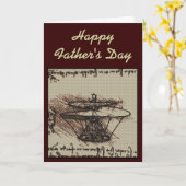 CARTE UN PÈRE COMME TOI (Fleur jaune)