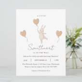 Carte Un petit amour est en route Baby Sprinkle (Debout devant)