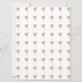 Carte Un petit amour est sur le Baby shower Way (Dos)