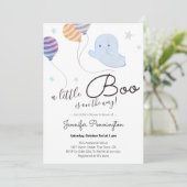 Carte Un Petit Baby shower Boo (Debout devant)