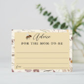 Carte Un petit Baby shower de miel conseil pour maman Ca (Debout devant)