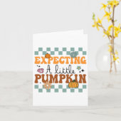 Carte Un Petit Citrouille Halloween Grossesse Ann (Fleur jaune)