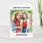 Carte Un petit conseil pour vous | Humour d'anniversaire (Devant)