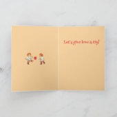 Carte Un petit jeu d'amour à l'ancienne Saint-Valentin (Intérieur)