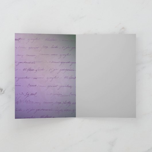 Carte Un petit lilas (Intérieur)