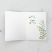 Carte Un Petit Oiseau M'A Dit L'Anniversaire De Bunny (Intérieur)