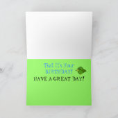 Carte Un Petit Oiseau M'A Raconté - Joli Oiseau Joyeux A (Intérieur)