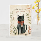 Carte Un petit réconfort juste comme ça (Fleur jaune)