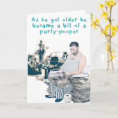 Carte Un peu de fêtards (Fleur jaune)