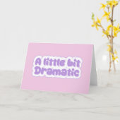 Carte Un peu dramatique (Fleur jaune)