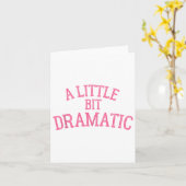 Carte Un peu dramatique (Fleur jaune)