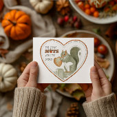 Carte Un peu sur vous obtenez Squirrelly Valentine