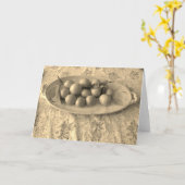 Carte Un plateau de citrons (Fleur jaune)