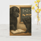 Carte "Un plus deux égale récompense !" (Fleur jaune)