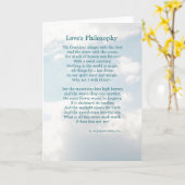 Carte Un poème d'amour (Fleur jaune)