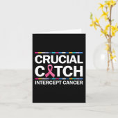 Carte Un point crucial Intercept du cancer Cancer du sei (Fleur jaune)