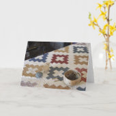 Carte un point dans le temps (Fleur jaune)