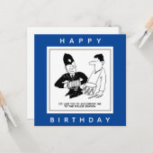 Carte Un policier demande à l'homme de l'accompagner  C (Devant/Arrière en situation)