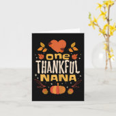 Carte Un Remerciement Nana Fall Grandma d'action de grâc (Fleur jaune)