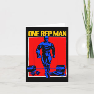 Carte Un Rep Homme Poids Bodybuilding Gym Workout