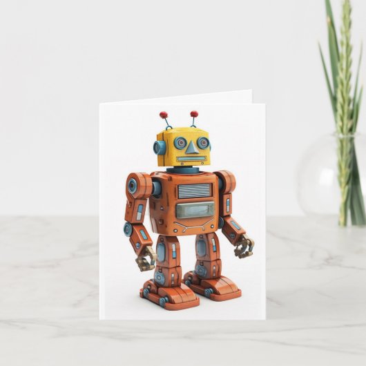 Carte Un robot amical vous soutient (Devant)