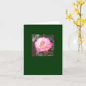 Carte Un Rose personnel (Fleur jaune)