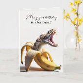 Carte Un serpent se morpher d'une banane (Fleur jaune)