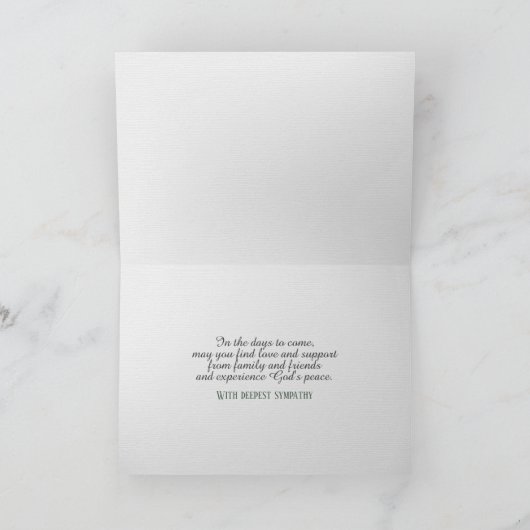 Carte un seul arbre vert dans la compassion brouillard (Intérieur)