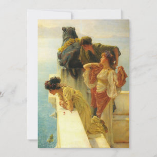 Carte Un signe de la vanité par Sir Lawrence Alma-Tadema