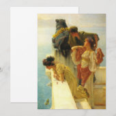 Carte Un signe de la vanité par Sir Lawrence Alma-Tadema (Devant / Derrière)